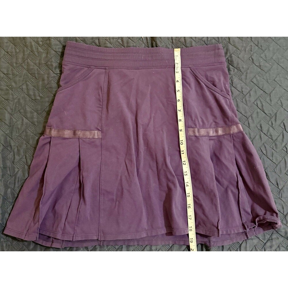 Athleta Womens Size Large Tall Skort Purple Sport Purple Skort Pleated Athletic